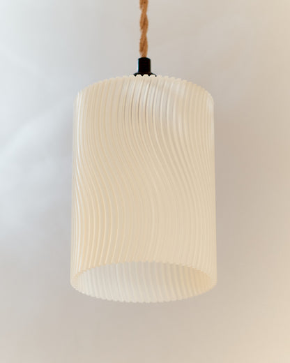 Recycled Wave lampshade