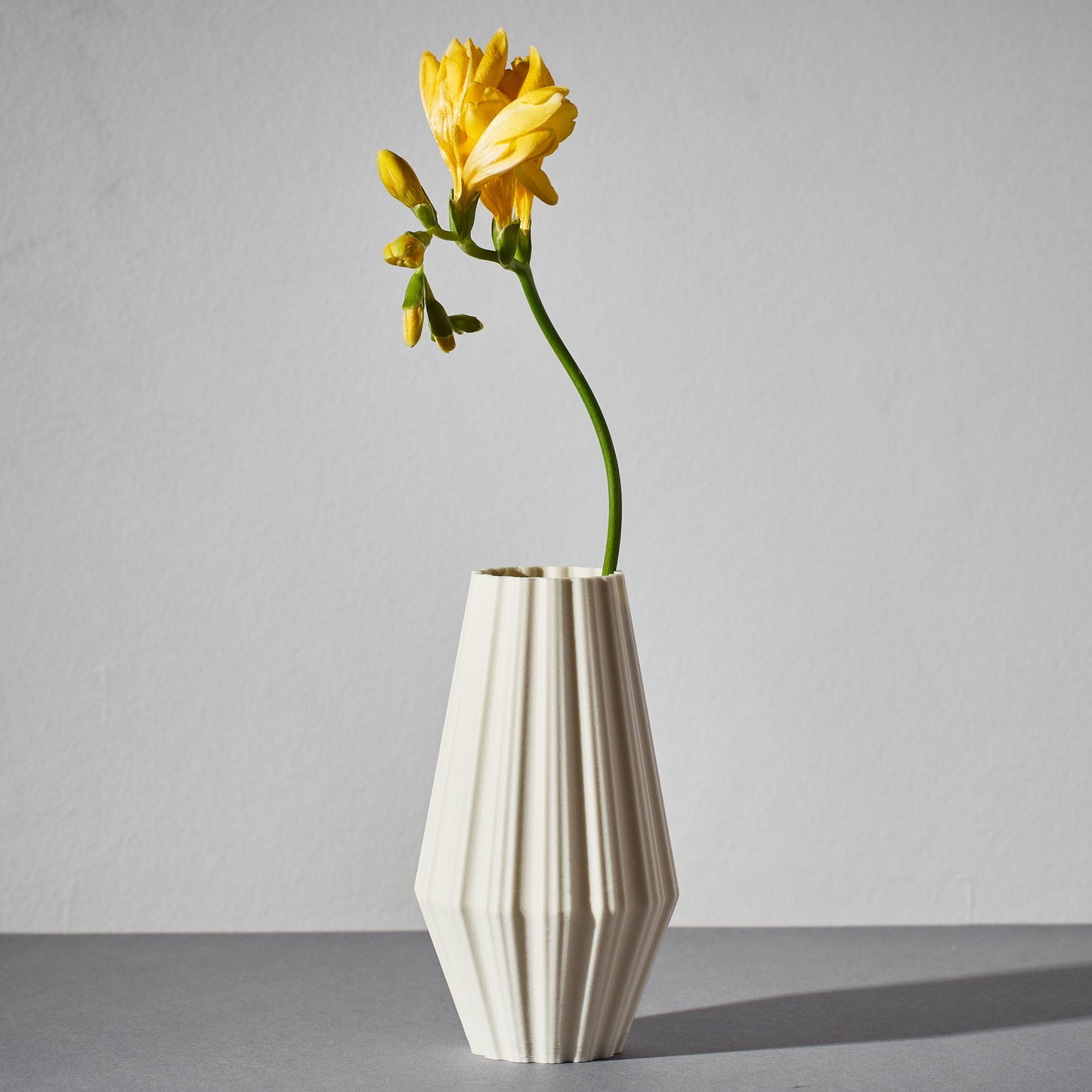 Mid-Century style fluted vase