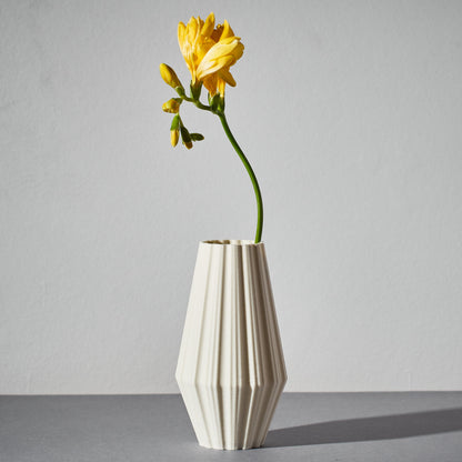 Mid-Century style fluted vase